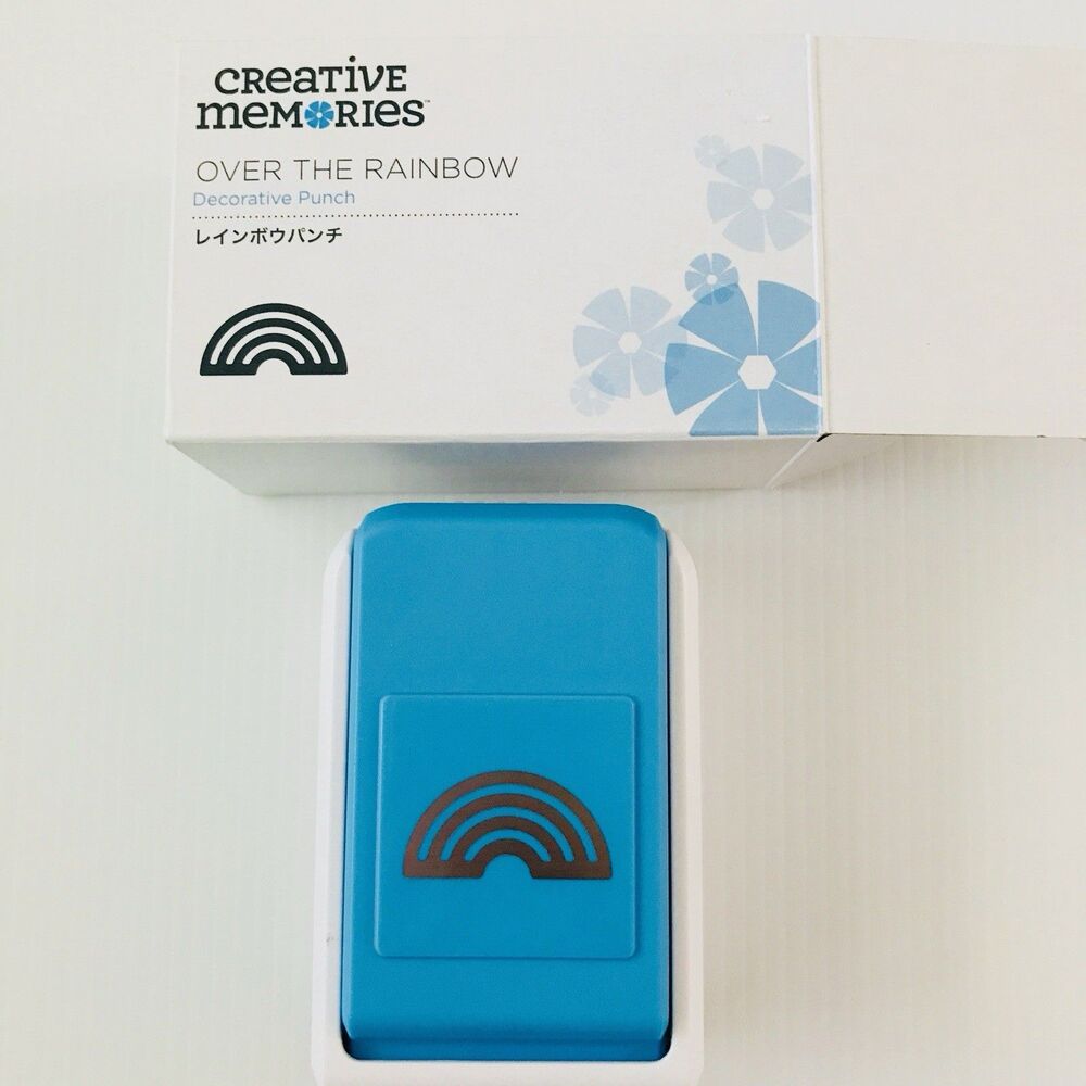 Creative Memories Over the Rainbow Decorative Punch LIMITED EDITION New With Box